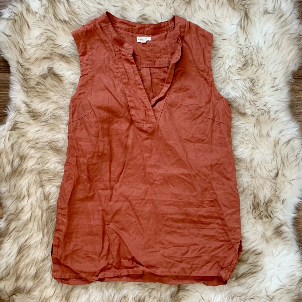 Garnet Hill Linen Tank 🌺